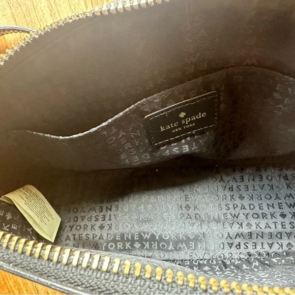 Kate Spade Splodge Dot cross body bag in black & white - Picture 9 of 10